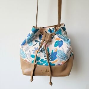 Floral Bucket Crossbody